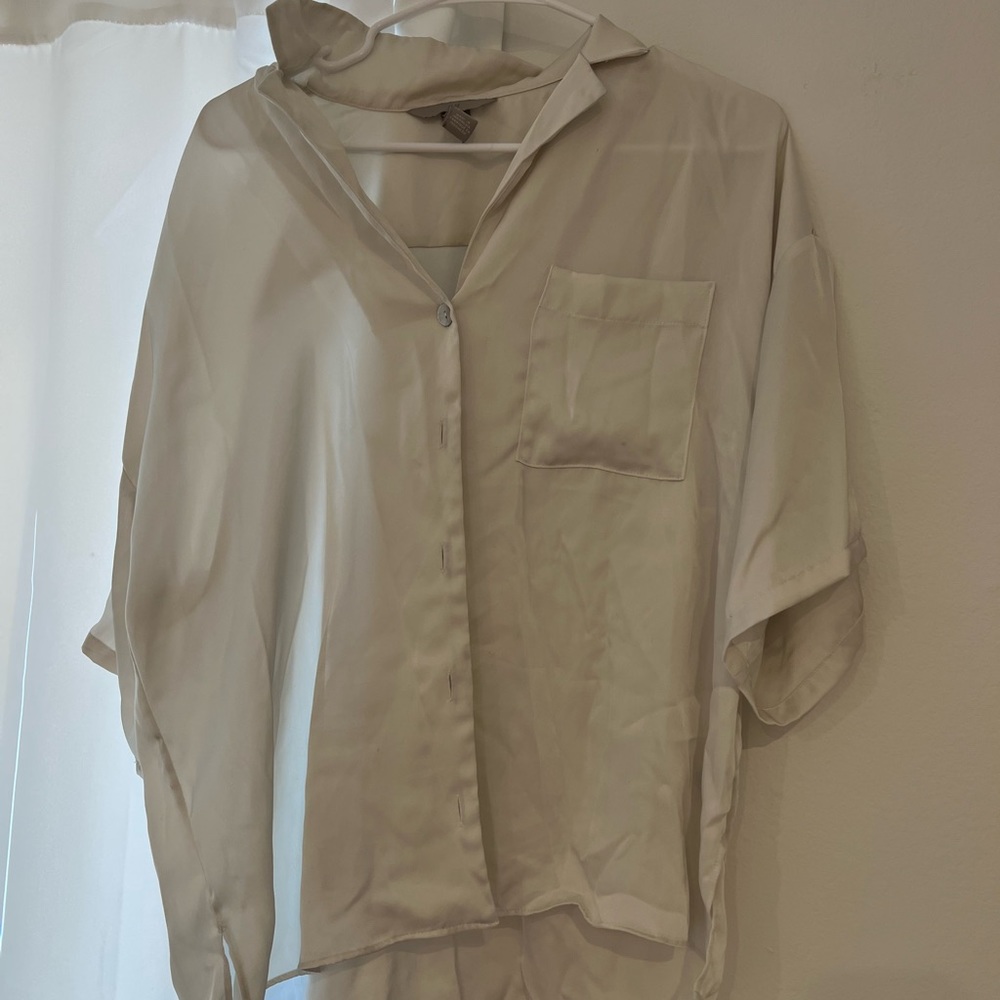 Cream H&M Button Down